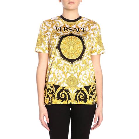 women versace t shirt|versace sweatshirts for women.